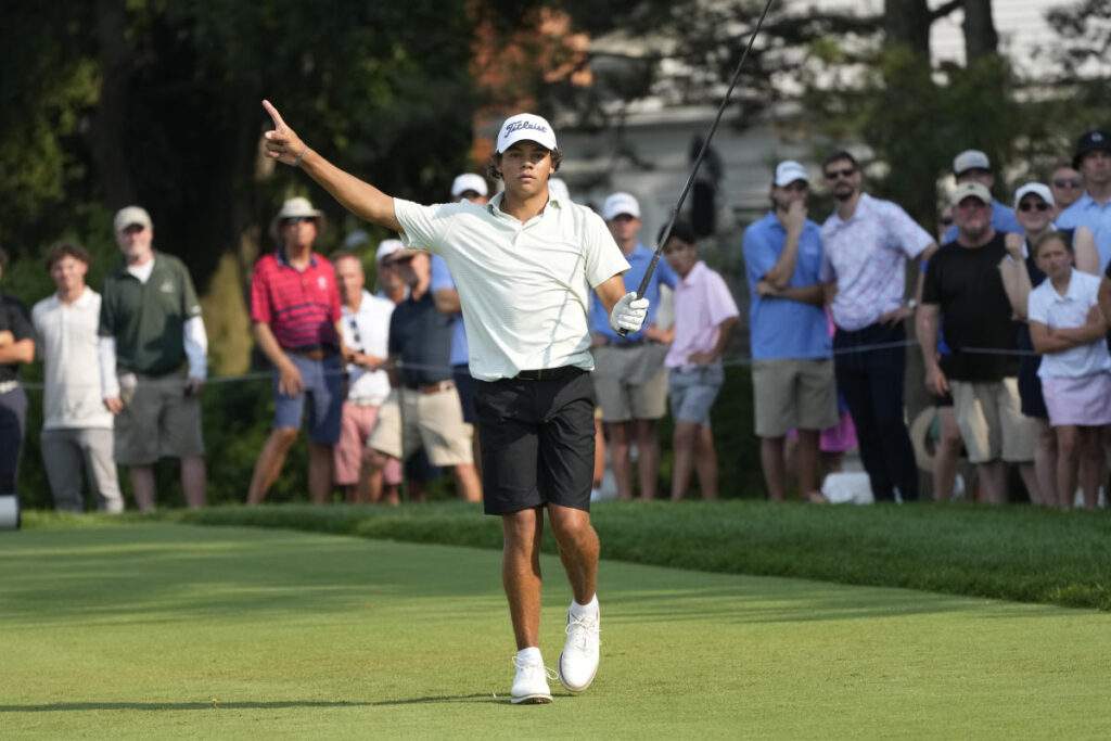 Tiger Woods Watches Son Charlie Miss Cut at US Junior