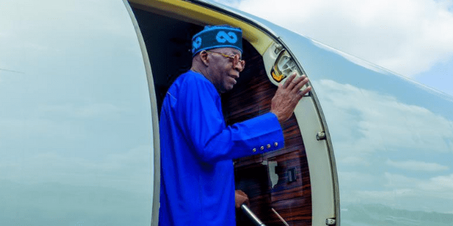 Tinubu Departs for AU Mid Year Coordination Meeting in Ghana
