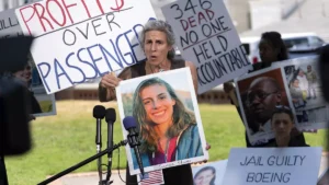 nadia milleronmother of samya rose stumo one of the victims of the boeing 737 max crash in ethiopia on capitol hill june 18 2024