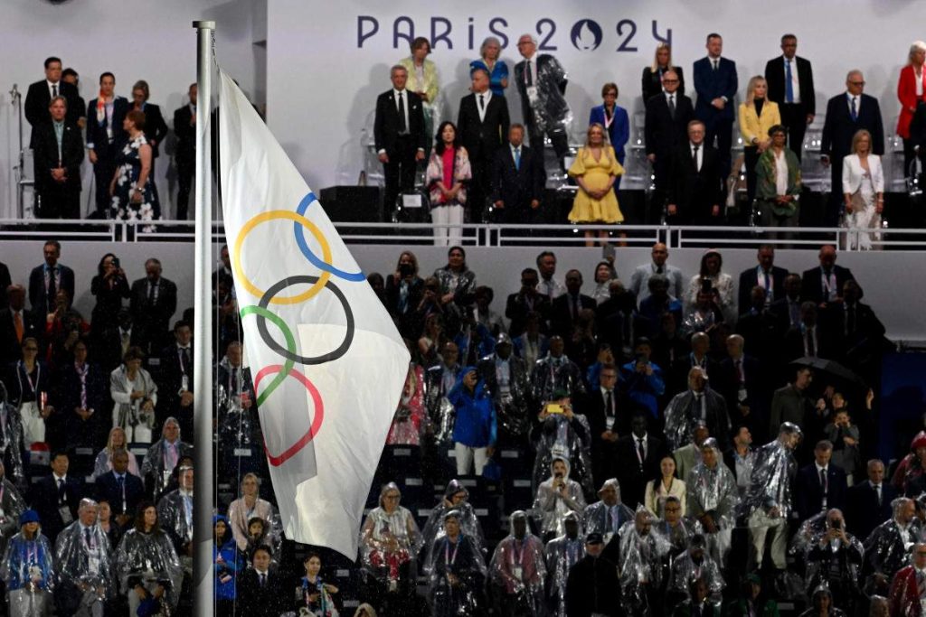 Olympic Flag Raised Upside Down at Paris Opening Ceremony