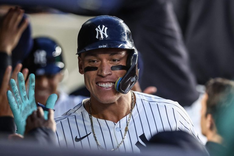 Aaron Judge Powers Yankees' 8 1 Win, On Track for 60th