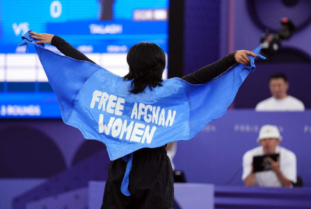 Afghan Breakdancer's Defiant Olympic Moment: "FREE AFGHAN WOMEN"