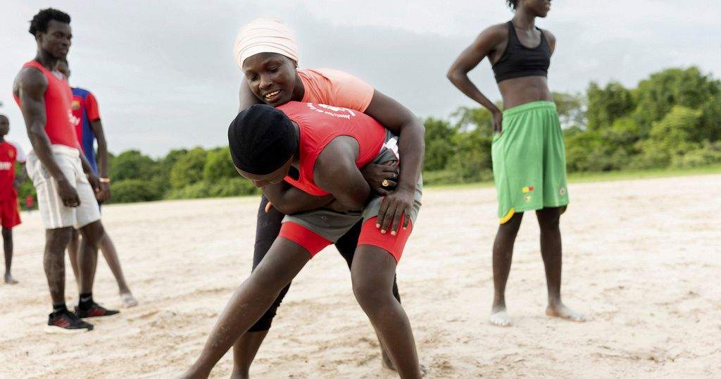 African Wrestling Champion Coaches Next Generation of Senegalese Women