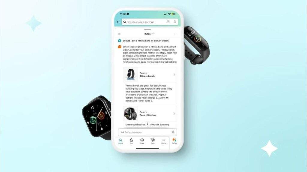 Amazon Launches AI Shopping Assistant Rufus in India