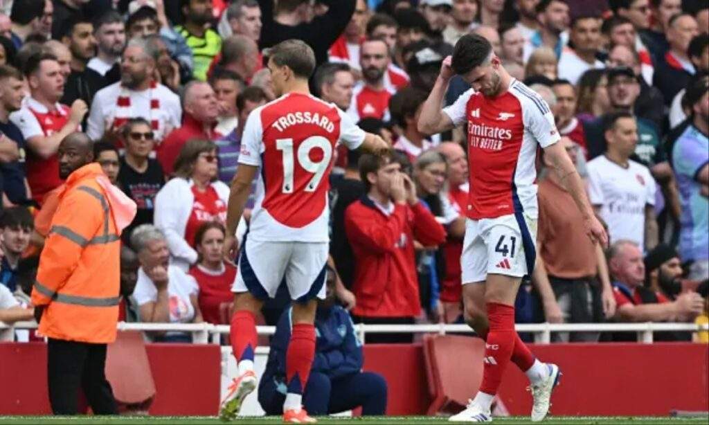 Arsenal Drop Points for First Time in 2024/2025, Draw 1 1