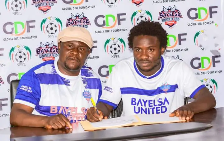 Bayelsa United Signs Former Flying Eagles Captain Daniel Bameyi on