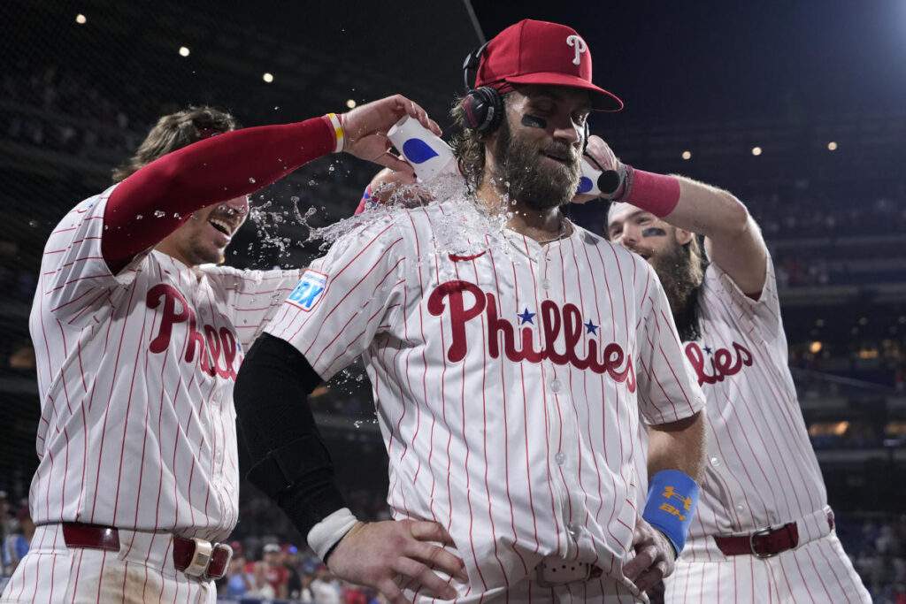 Bryce Harper's Walk Off Single Lifts Phillies Over Astros