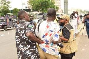 FCT Police Clash With Protesters Fire Teargas Arrest Journalists And 300x200