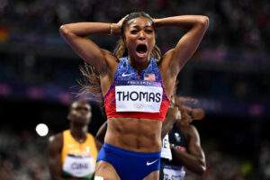 Gabby Thomas Wins Olympic Gold in 200m Final