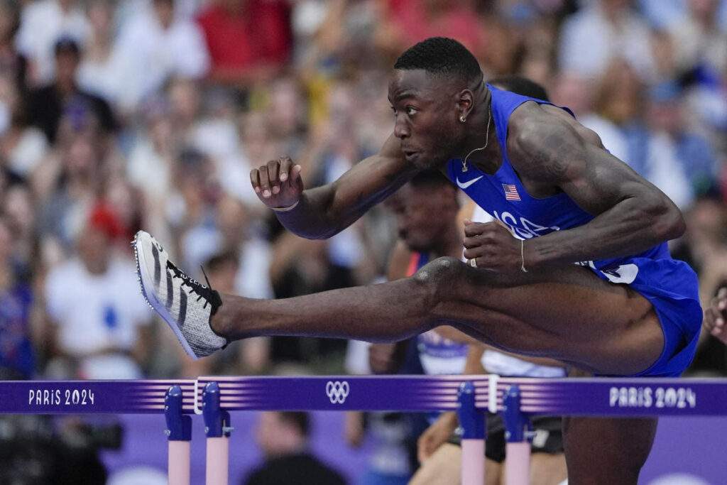 Grant Holloway Wins Gold in Men's 110m Hurdles at Paris