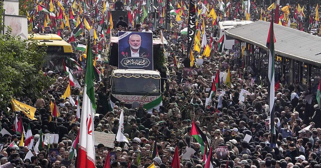 Iran's Supreme Leader Presides Over Funeral of Hamas Leader Killed