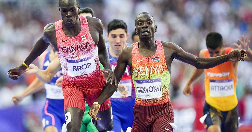 Kenyan Emmanuel Wanyonyi Claims Gold in Thrilling Olympic 800m Final