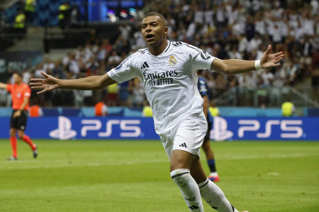 Mbappé Scores First Goal for Real Madrid in UEFA Super