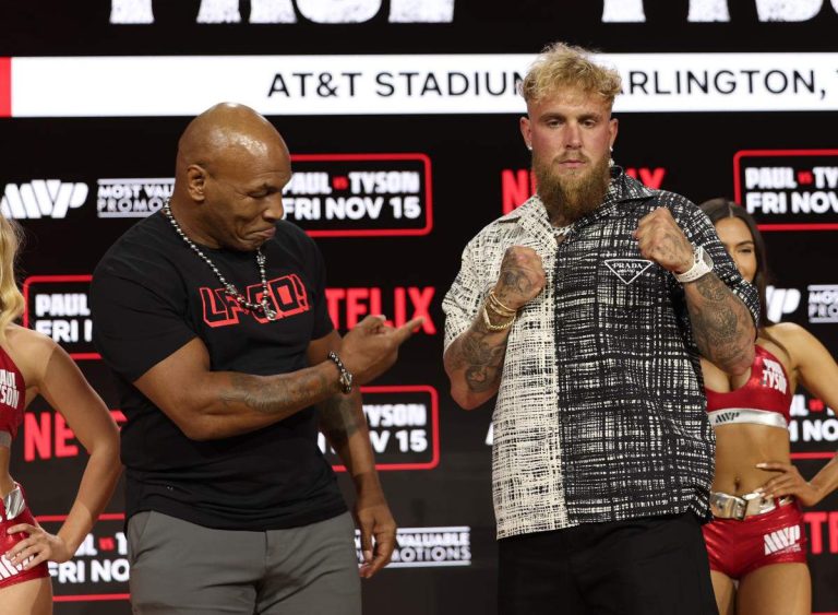 Mike Tyson and Jake Paul Face Off in Netflix Streamed Boxing