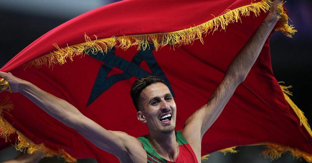 Morocco's Soufiane El Bakkali Wins Gold in 3000m Steeplechase