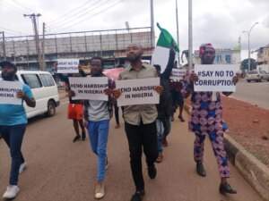Nigeria Protest Thousands Hit Streets Demanding Action Against Hardship And 300x225