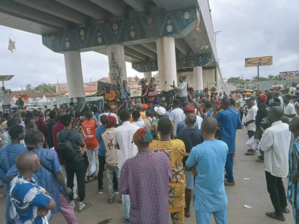 Port Harcourt Protests Continue Peacefully Despite Business Reopenings