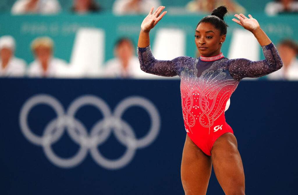 Simone Biles Wins Silver Medal in Floor Exercise Final at