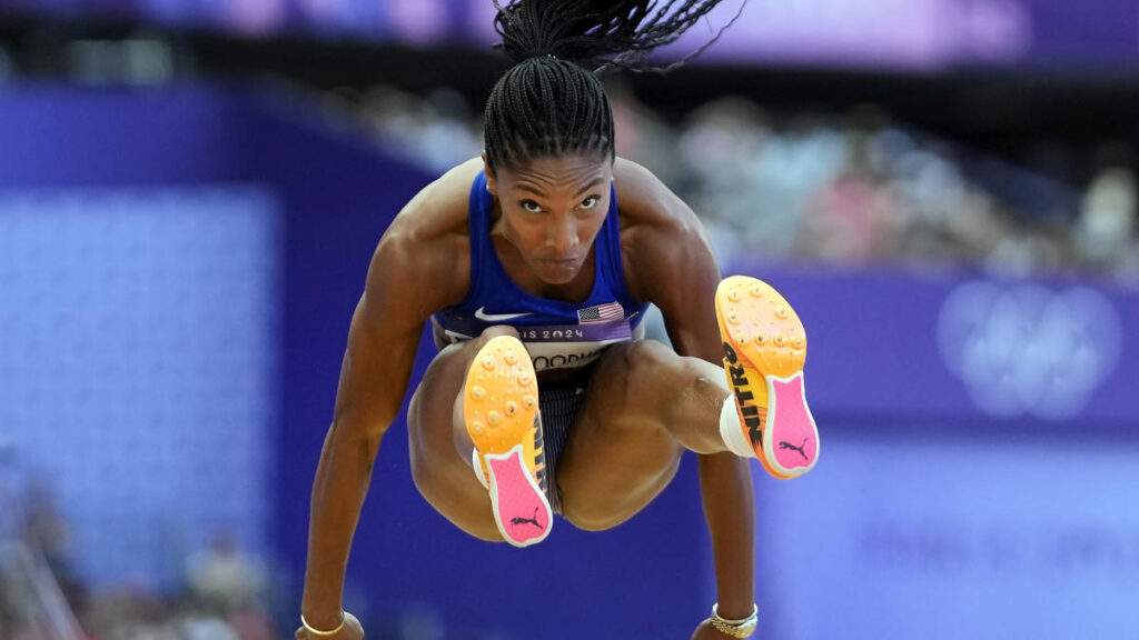 Tara Davis Woodhall Wins Gold in Long Jump at 2024 Olympics