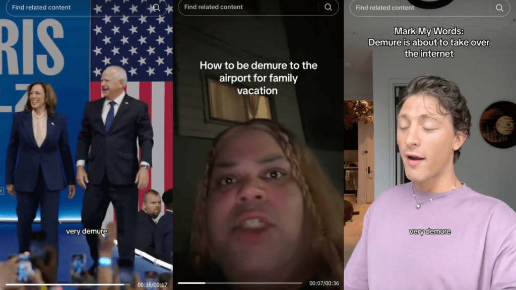 TikTok's Viral Obsession: How 'Demure' Became the Word of the