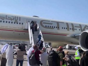 UAE And WHO Urgently Evacuate 85 Sick Palestinians To Abu 300x225