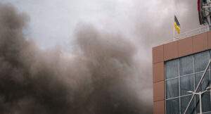 Ukrainian Drones Strike Russian Oil Storage Facility, Triggering Large Fire