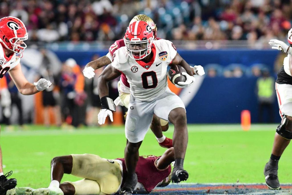 Georgia's Backfield Faces Uncertainty Against Clemson