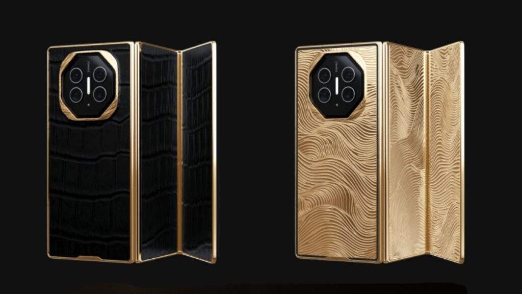 24K Gold Huawei Mate XT Ultimate Design Launched