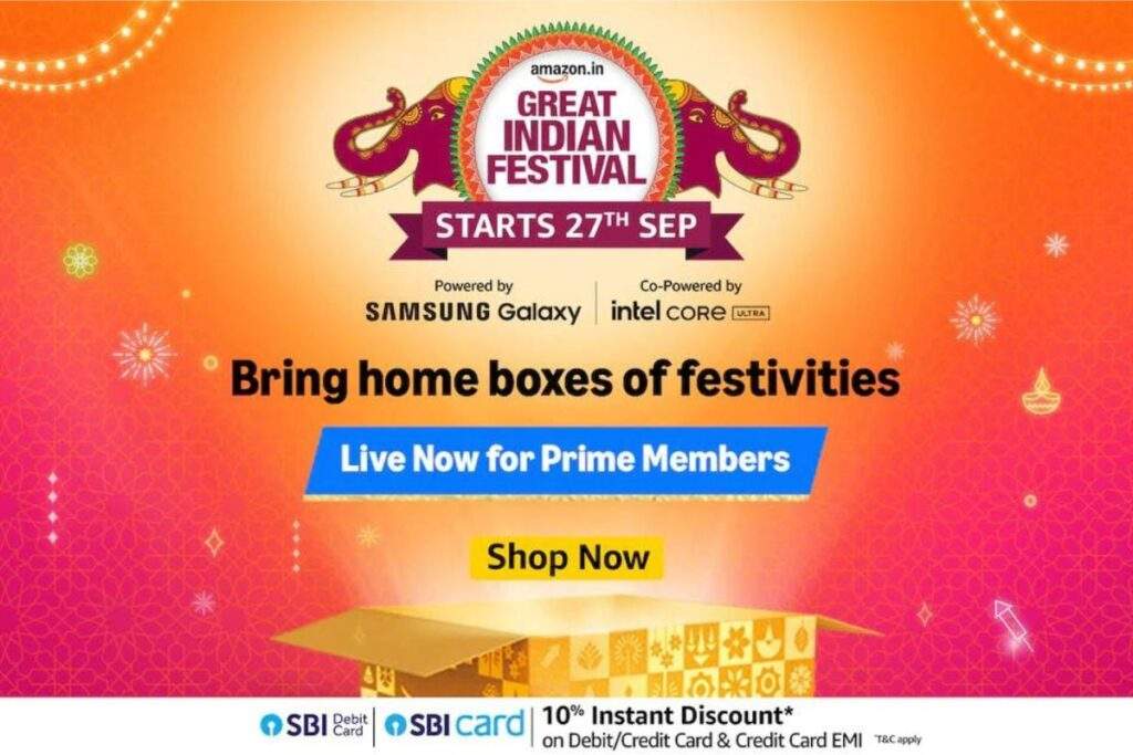 Amazon Great Indian Festival 2024 Huge Discounts on Smartphones Appliances