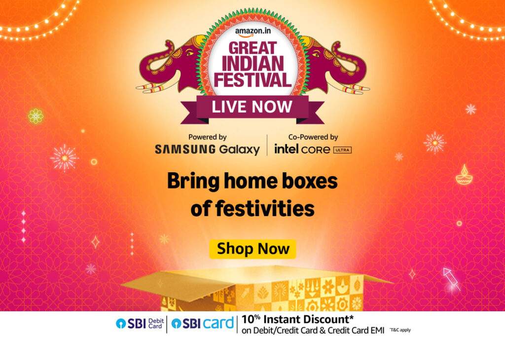 Amazon Great Indian Festival 2024 Live Deals on Smartphones Laptops