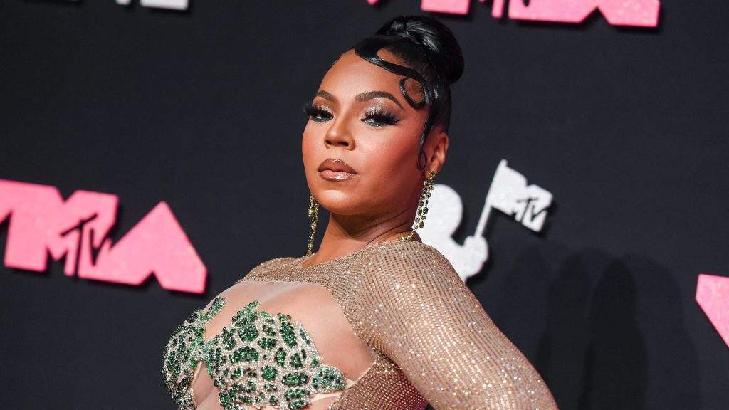 Ashanti Shows Off Multitasking Skills as New Mom