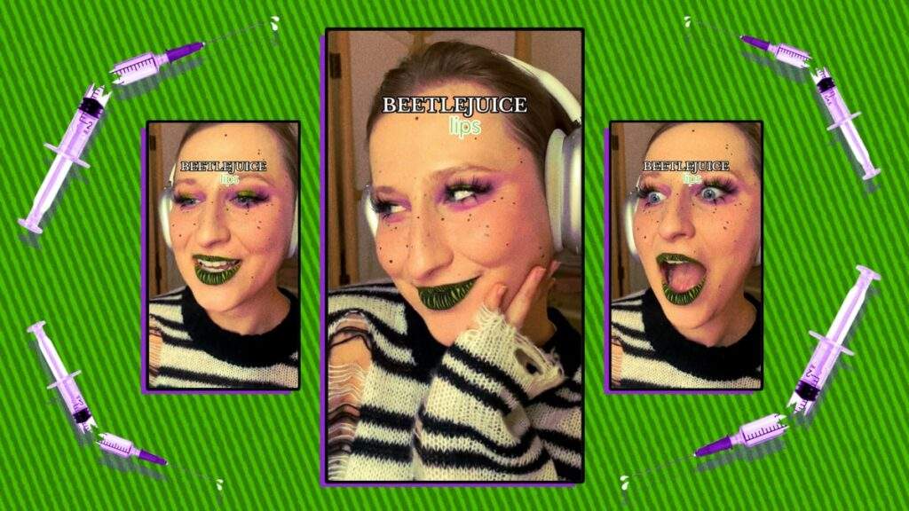 Beetlejuice Lips Expose the 'Natural Beauty' Myth on TikTok