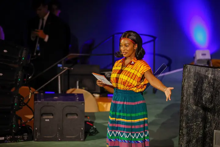Cuppy Makes History as First Nigerian to Host UN Youth