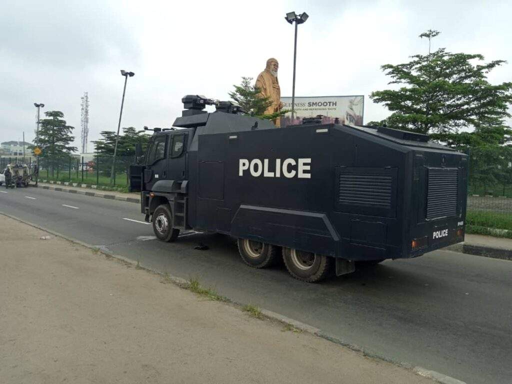 Edo Governorship Election Security Personnel Mount Roadblocks Ahead of Polls