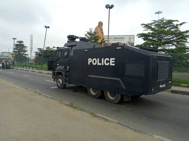 Edo Governorship Election Security Personnel Mount Roadblocks Ahead of Polls
