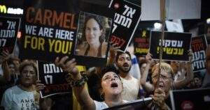Israelis protest PM's handling of hostages in Gaza