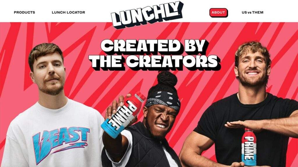 MrBeast, Logan Paul, KSI Launch Lunchly, Rival to Lunchables