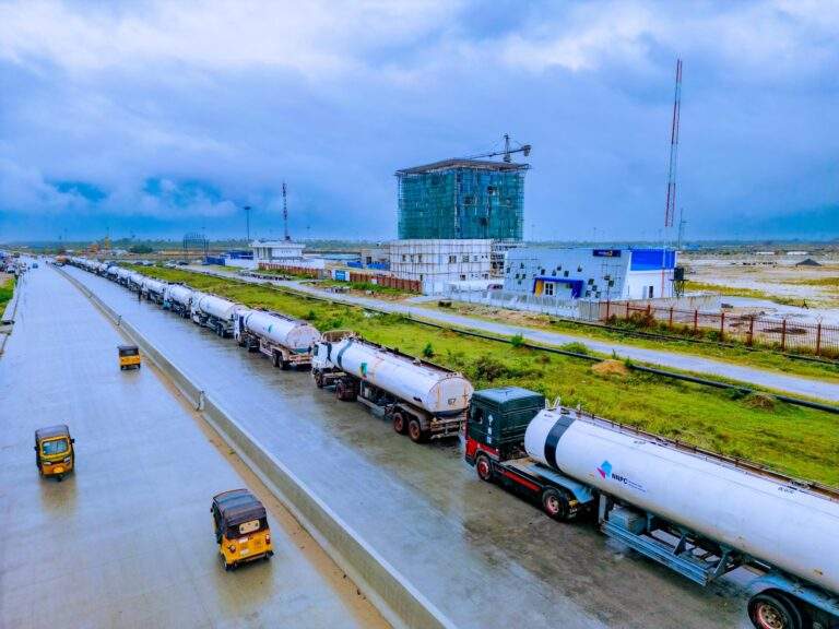 NNPC Deploys 100+ Trucks to Dangote Refinery for Petrol Lifting