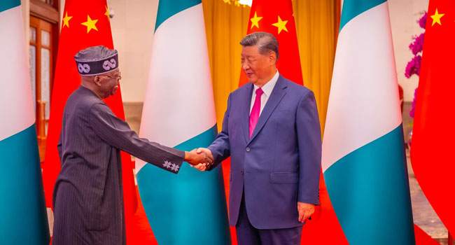 Nigeria China relations upgraded to strategic partnership: Tinubu meet Xi Jinping