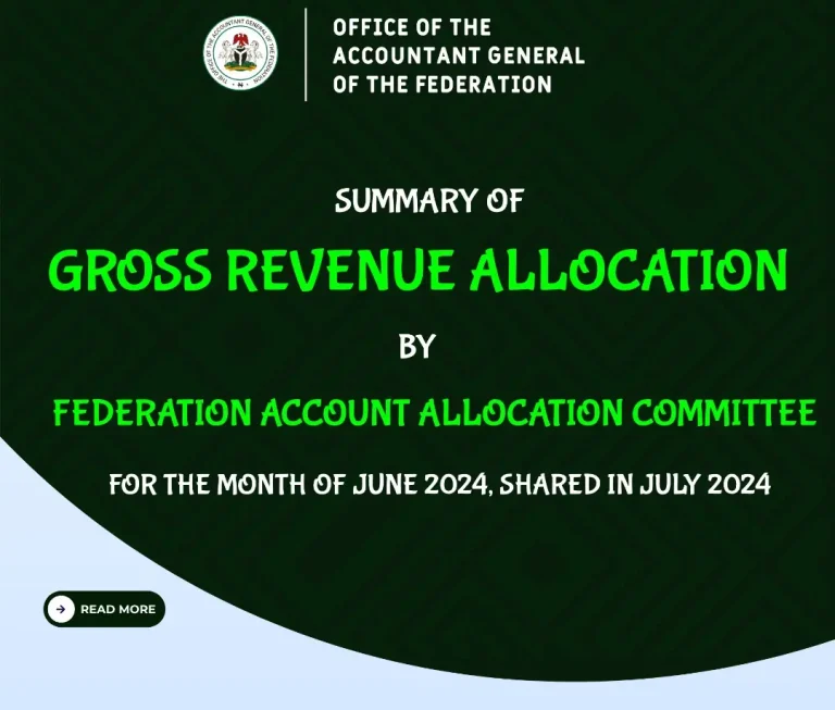 Nigeria's June 2024 Revenue Allocation: State by State Breakdown Revealed