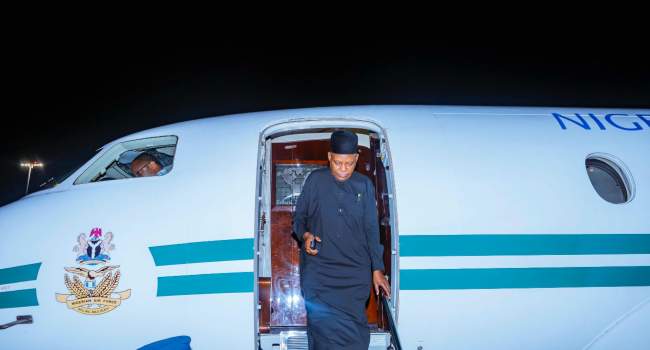 Nigerias VP Kashim Shettima Arrives in New York for UN