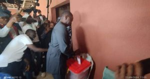 PDPs Asue Ighodalo Votes In Edo Central Senatorial District 300x158