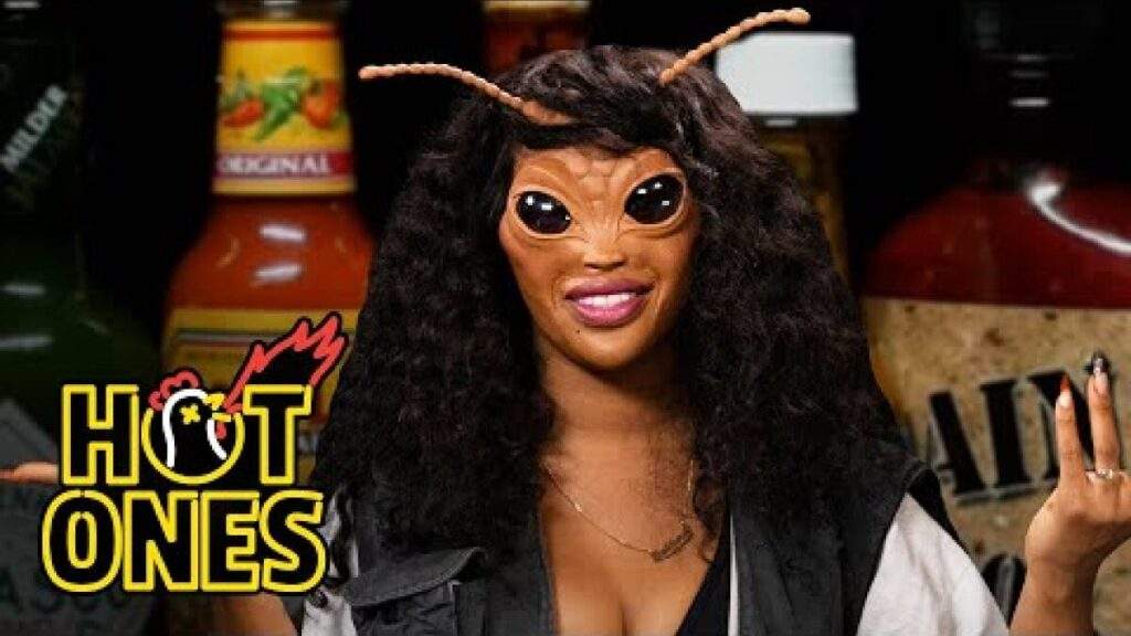 SZA Gets Bugged on Hot Ones
