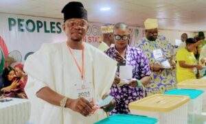 Tella Sworn In As PDP Chairman Vows Partys Rejuvenation In 300x181