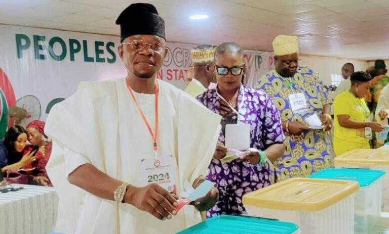 Tella Sworn in as PDP Chairman Vows Partys Rejuvenation in
