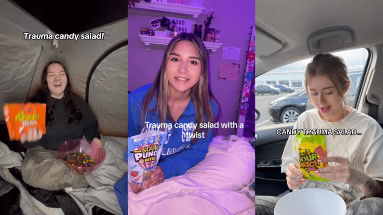 Trauma Candy Salad: TikTok's Dark Humor Cure