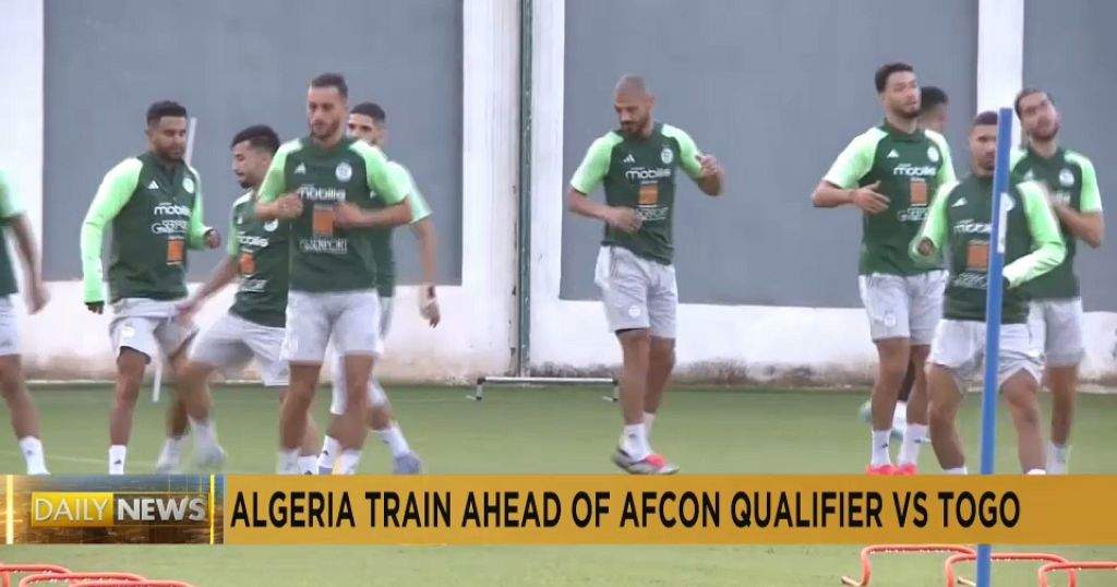 Algeria Prepares for Togo Showdown