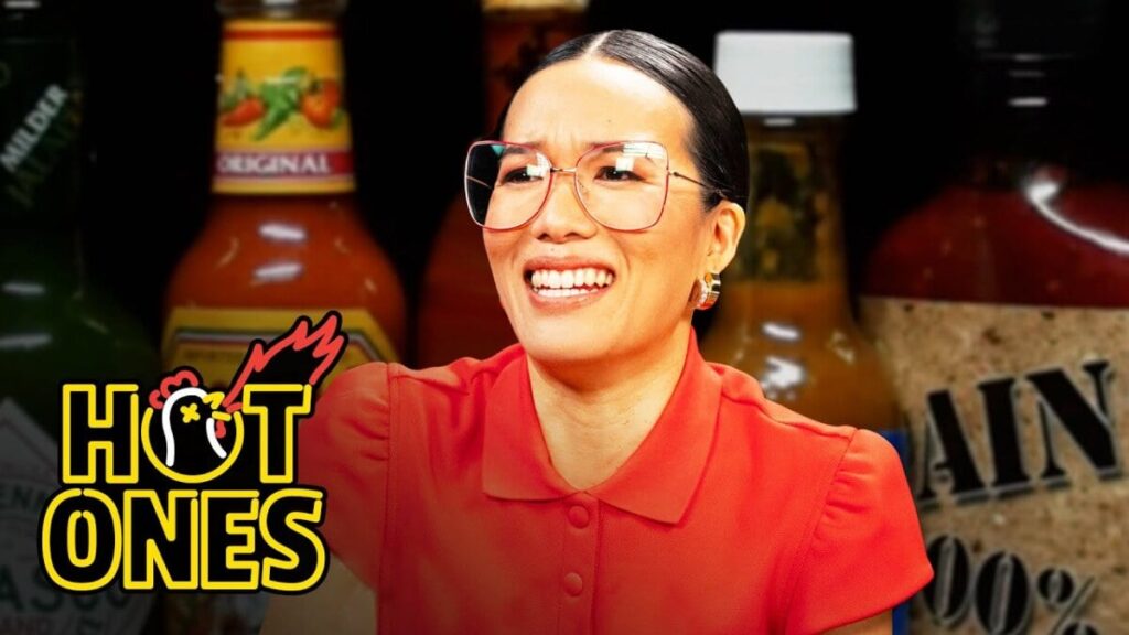 Ali Wong Takes on 'Hot Ones' with Laughs