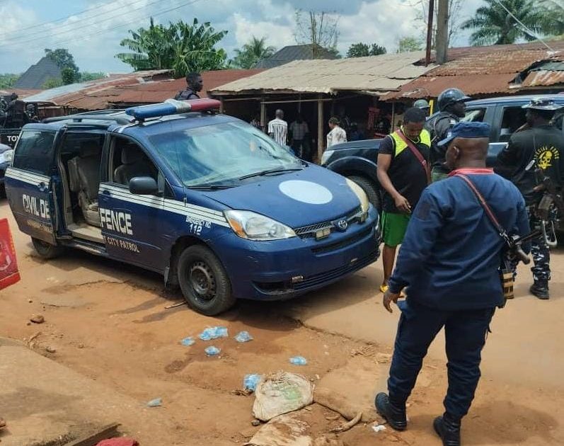 NSCDC Patrols Anambra Amid IPOB Sit at Home Order