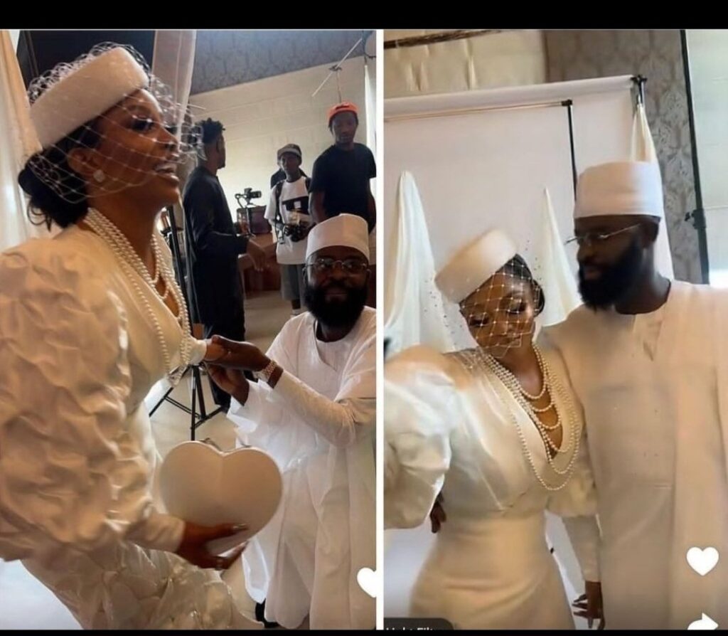Toke Makinwa denies remarriage rumors with Farouk Umar.